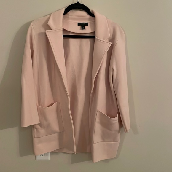 Classic wool sweater blazer from J.Crew in pale pink - Picture 1 of 2
